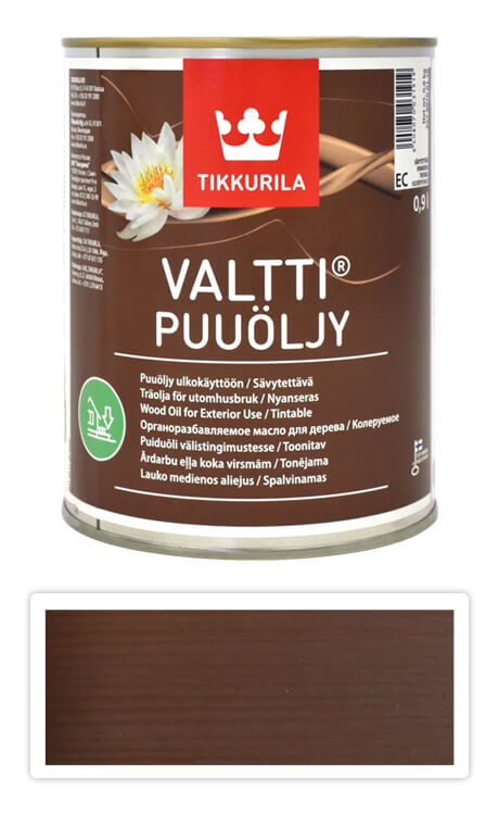 TIKKURILA Valtti wood oil - olej na terasy a nábytok 0.9 l Tatti 5071
