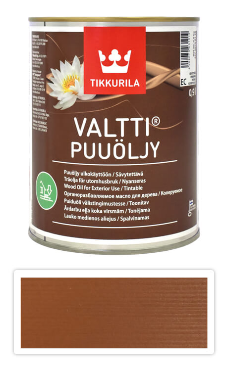 TIKKURILA Valtti wood oil - olej na terasy a nábytok 0.9 l Vahvero 5053