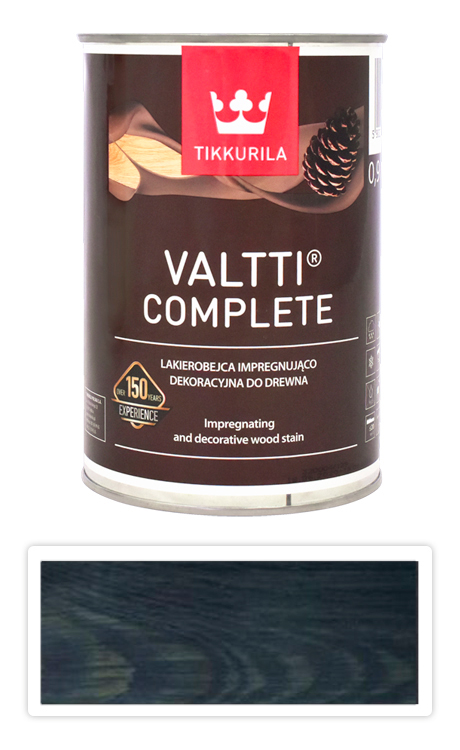 TIKKURILA Valtti Complete - matná tenkovrstvová lazúra s ochranou proti UV žiareniu 0.9 l Yö 5086