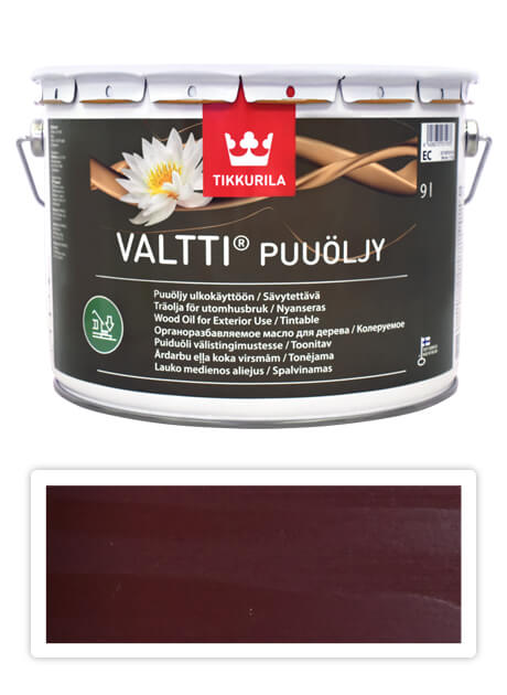 TIKKURILA Valtti wood oil - olej na terasy a nábytok 9 l Kihokki 5075