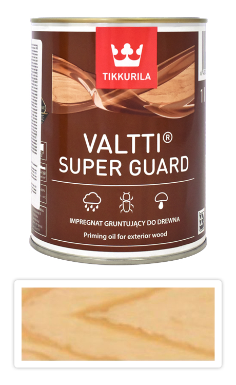 TIKKURILA Valtti Super Guard - impregnácia na drevo 1 l Bezfarebná