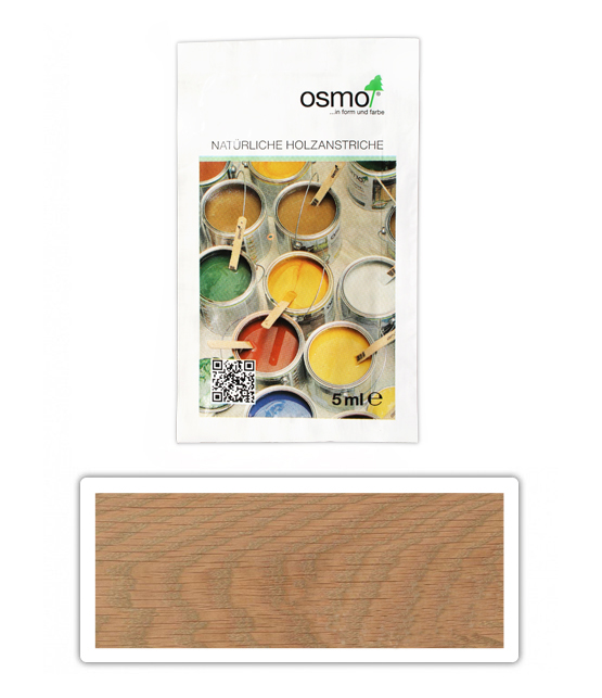 OSMO Tvrdý voskový olej farebný pre interiéry 0.005 l Svetlo sivý 3067 vzorka