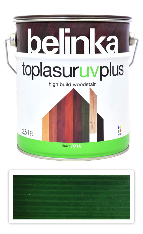 BELINKA Toplasur UV Plus - silnovrstvová lazúra 2.5 l Zelená 19