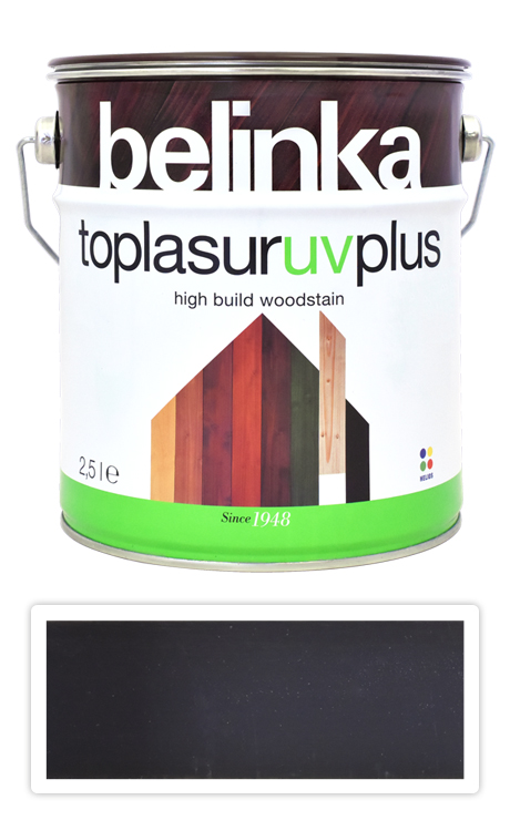 BELINKA Toplasur UV Plus - silnovrstvová lazúra 2.5 l Grafitová sivá 31
