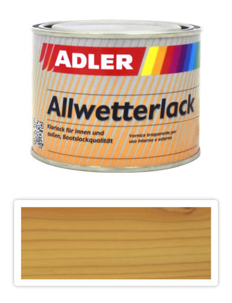 ADLER Allwetterlack - lodný lak z umelej živice 0.375 l Bezfarebný mat 50023