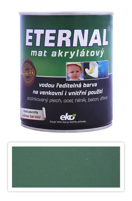 ETERNAL Mat akrylátový - vodouriediteľná farba 0.7 l Zelená 06