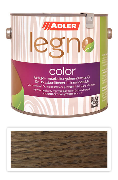 ADLER Legno Color - sfarbujúci olej na ošetrenie drevín 2.5 l SK 06