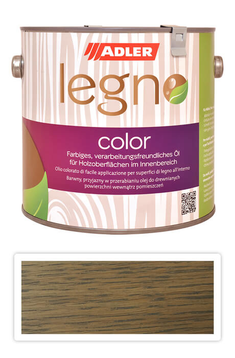 ADLER Legno Color - sfarbujúci olej na ošetrenie drevín 2.5 l SK 11
