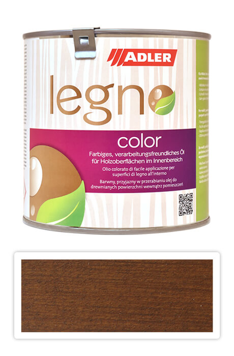 ADLER Legno Color - sfarbujúci olej na ošetrenie drevín 0.75 l Kapuziner ST 09/4