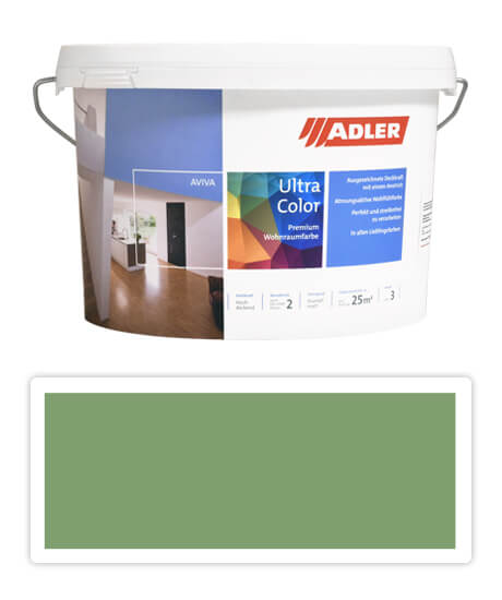 Adler Aviva Ultra Color - maliarska farba na steny v interiéri 3 l Latsche AS 19/4
