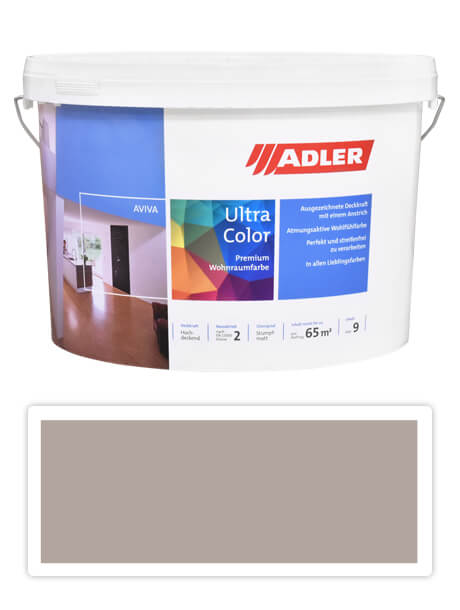 Adler Aviva Ultra Color - maliarska farba na steny v interiéri 9 l Wildkatze AS 03/1