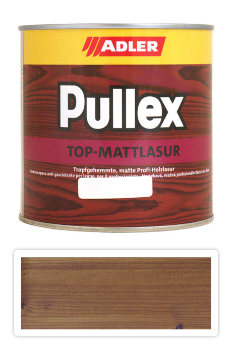 ADLER Pullex Top Mattlasur - tenkovrstvová matná lazúra pre exteriéry 0.75 l Kastan