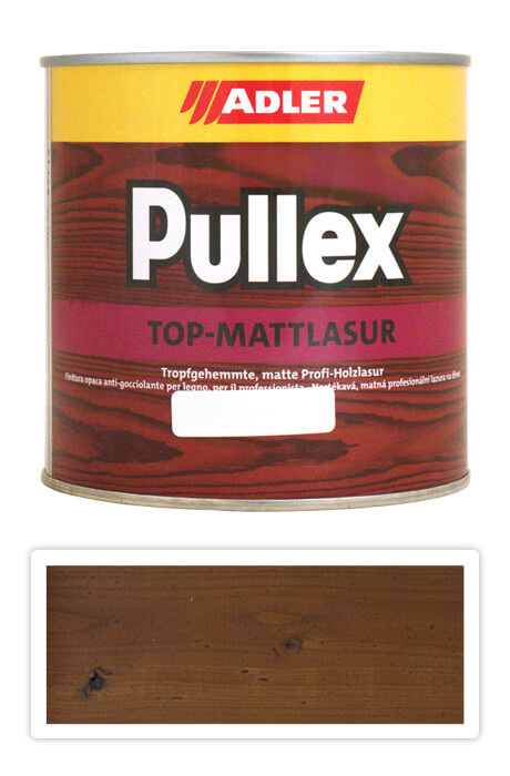 ADLER Pullex Top Mattlasur - tenkovrstvová matná lazúra pre exteriéry 0.75 l Orech