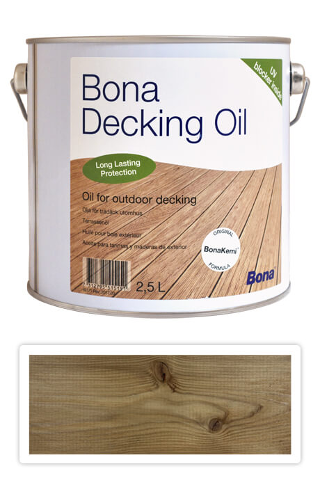 BONA Decking Oil - olej na impregnáciu a ochranu dreva v exteriéri 2.5 l Mahagon
