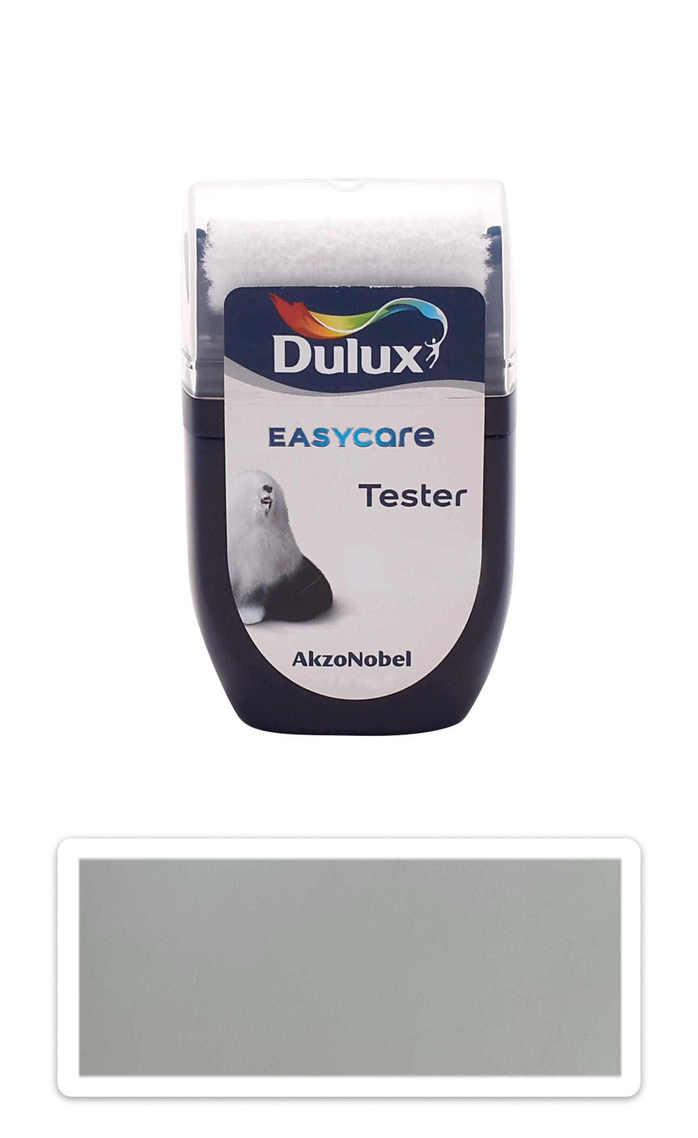 DULUX EasyCare - umývateľná maliarska farba do interiéru 0.03 l Nebeská modrá vzorka