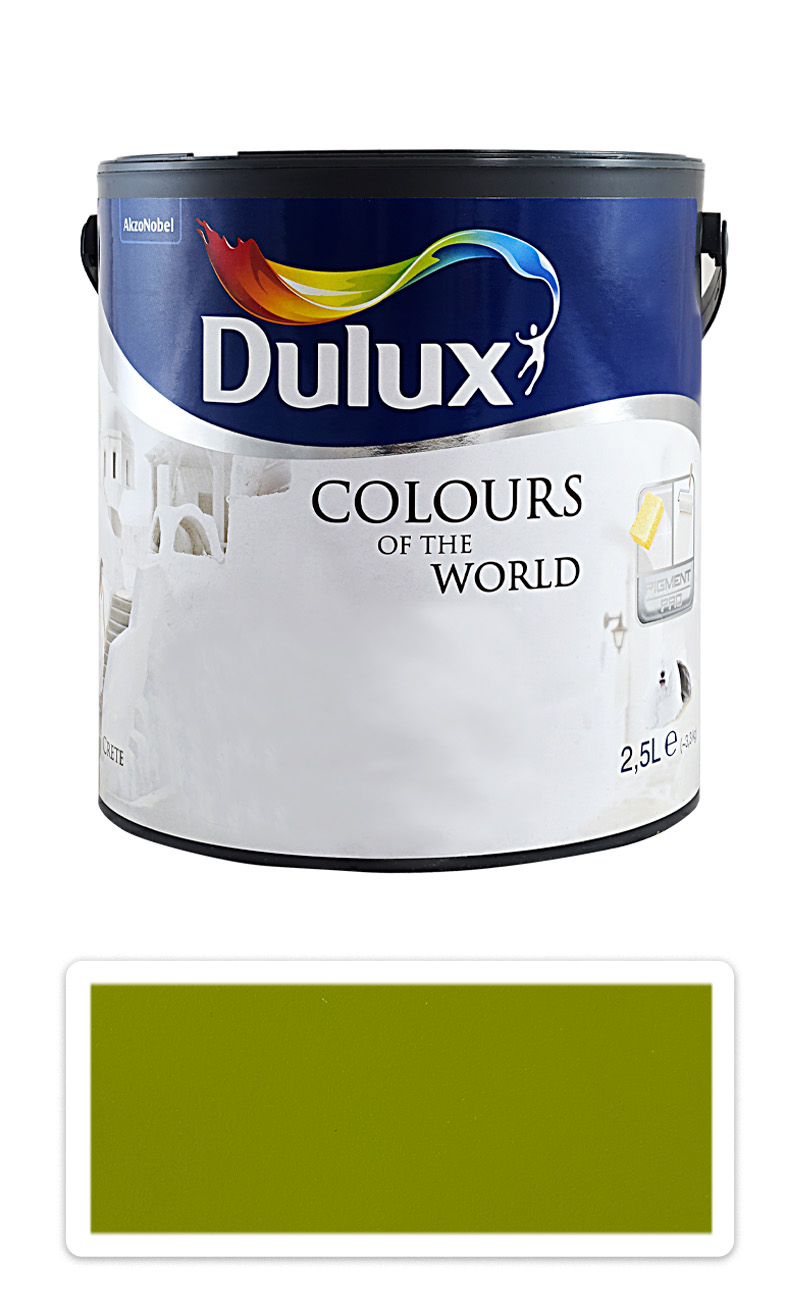 DULUX Colours of the World - matná krycia maliarska farba do interiéru 2.5 l Zelené terasy