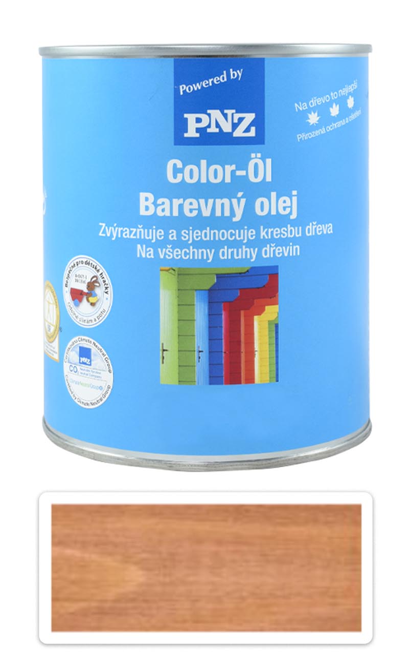 PNZ Farebný olej 0.75 l Meranti / Teak
