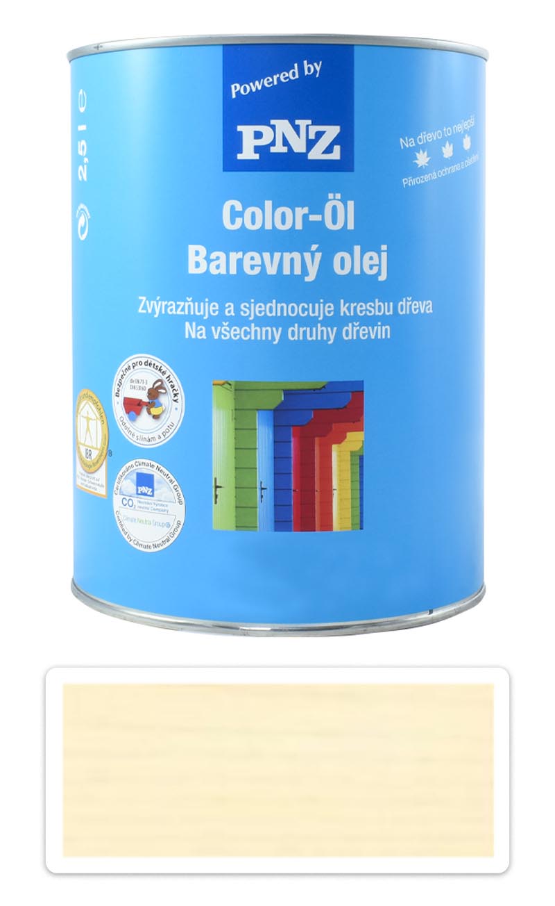 PNZ Farebný olej 2.5 l Bezfarebný