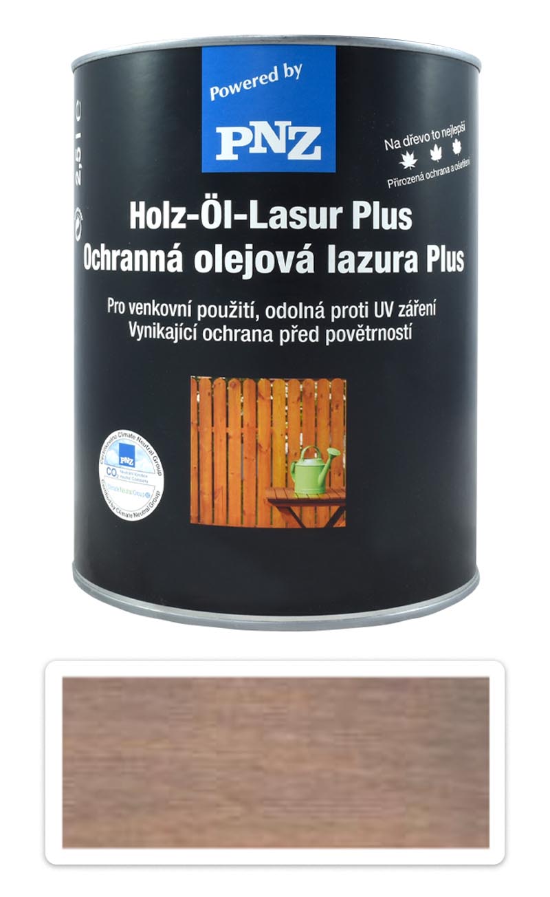 PNZ Ochranná olejová lazúra Plus 2.5 l Patina