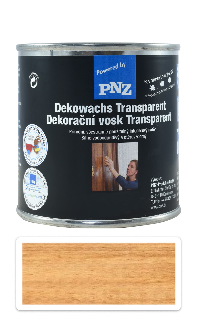 PNZ Dekoračný vosk Transparent 0.25 l Dub