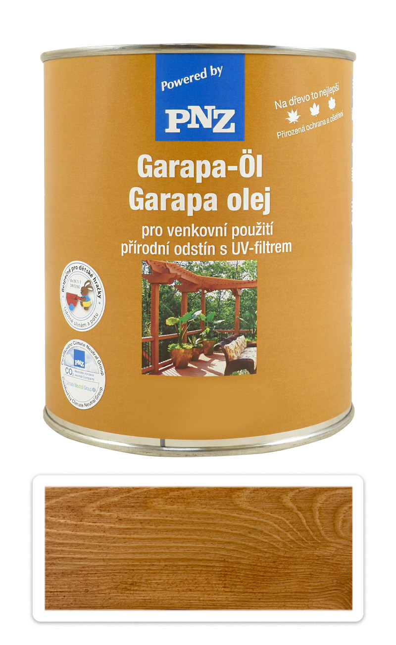 PNZ Špeciálny olej na drevo do exteriéru 0.75 l Garapa
