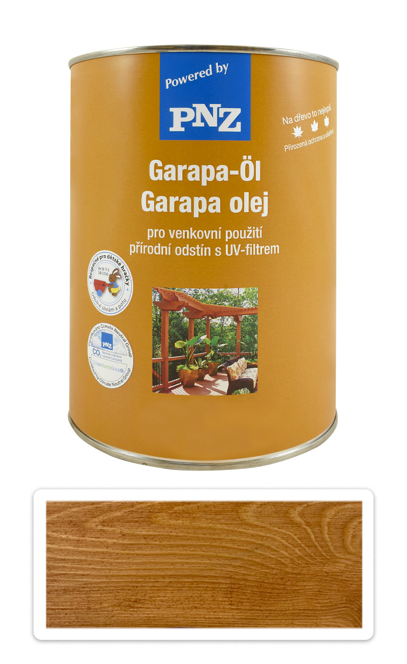 PNZ Špeciálny olej na drevo do exteriéru 2.5 l Garapa