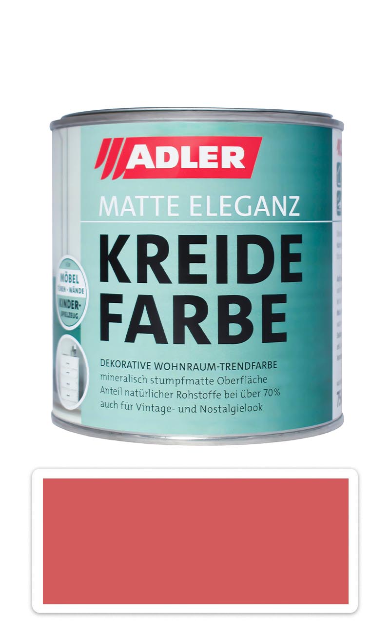 ADLER Kreidefarbe - univerzálna vodou riediteľná kriedová farba do interiéru 0.375 l Alpenrose