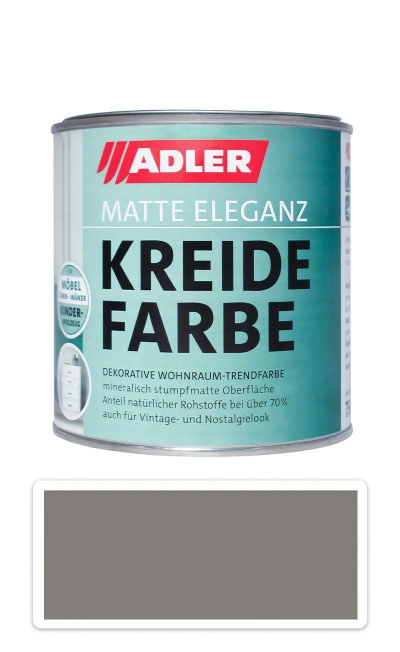 ADLER Kreidefarbe - univerzálna vodou riediteľná kriedová farba do interiéru 0.375 l Steinadler
