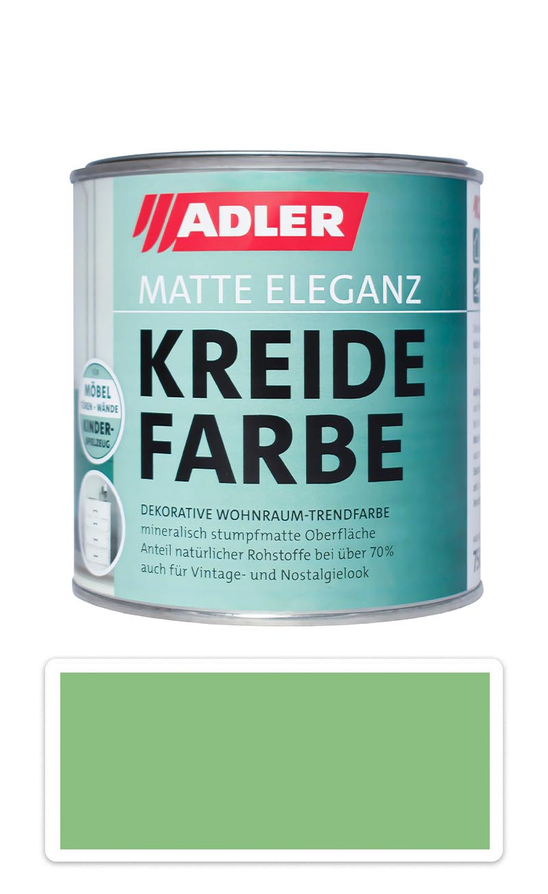 ADLER Kreidefarbe - univerzálna vodou riediteľná kriedová farba do interiéru 0.75 l Gipfelbuch