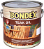 BONDEX Teak Oil - prírodný tíkový olej 2.5 l Bezfarebný 