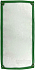 OSMO Nanášacie rúno na olejovej farby 120x250mm zelené - touto stranou pripevniť k držadlu
