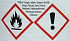 PINTYPLUS TECH - fluorescenčný značkovací sprej - piktogramy horľavina, nebezpečenstvo