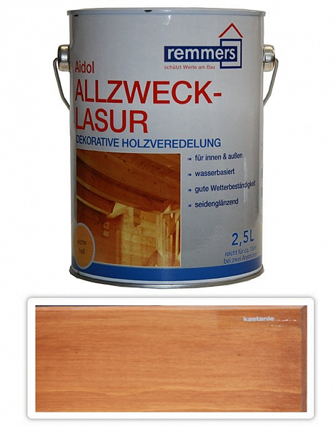 REMMERS Allzweck-lasur - vodou riediteľná lazúra 2.5 l Gaštan