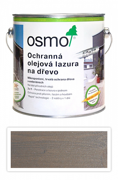 OSMO Ochranná olejová lazúra Efekt 2.5 l Grafit strieborný 1142