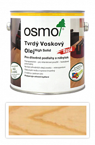 OSMO Tvrdý voskový olej Rapid pre interiéry 2.5 l Polomatný 3232
