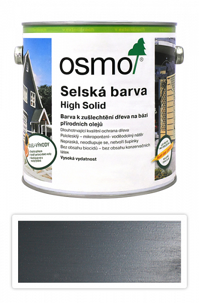 OSMO Sedliacka farba 2.5 l Kamenná sivá 2704