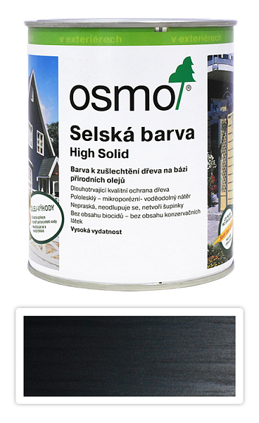 OSMO Sedliacka farba 0.75 l Čiernosivá 2703