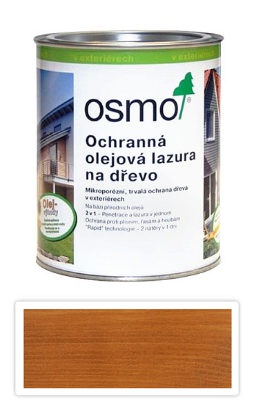 OSMO Ochranná olejová lazúra 0.75 l Dub 706
