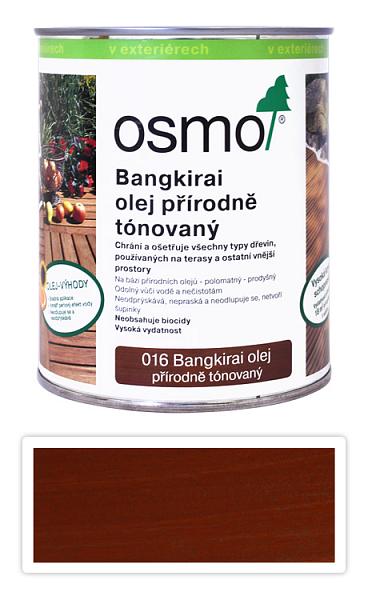 OSMO Špeciálny olej na terasy 0.75 l Bangkirai tmavý 016