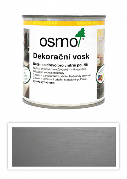 OSMO Dekoračný vosk intenzívne odtiene 0.375 l Kremeň 3181