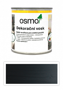 OSMO Dekoračný vosk intenzívne odtiene 0.375 l Čierny 3169 