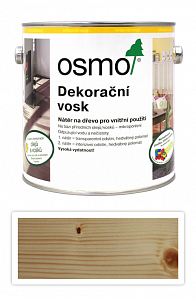 OSMO Dekoračný vosk transparentný 2.5 l Bezfarebný 3101
