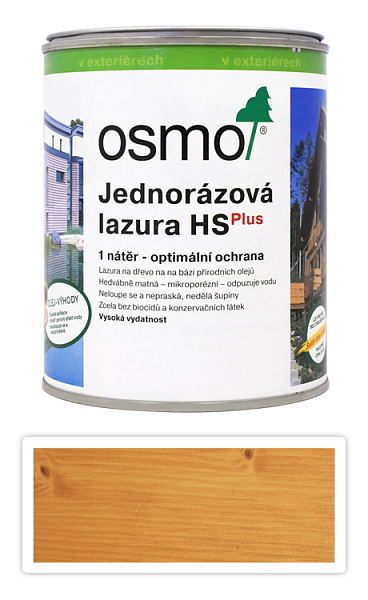 OSMO Jednorázová lazúra HS 0.75 l Borovica 9221 