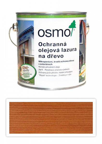 OSMO Ochranná olejová lazúra 2.5 l Céder 728