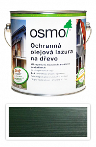 OSMO Ochranná olejová lazúra 2.5 l Jedľovo zelená 729
