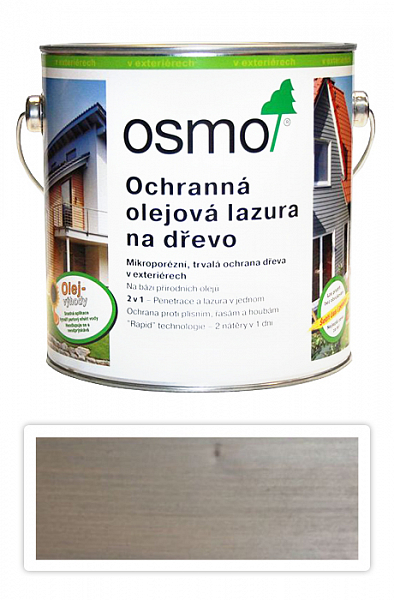 OSMO Ochranná olejová lazúra 2.5 l Čadičovo sivá 903