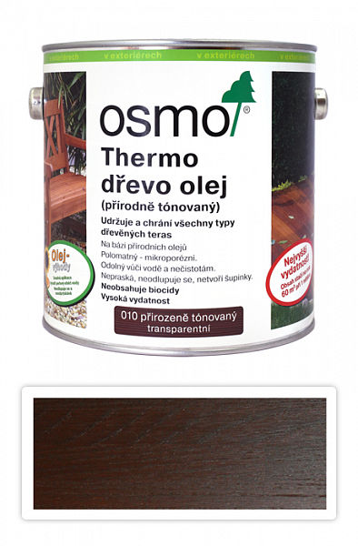 OSMO Špeciálny olej na terasy 2.5 l Thermo-drevo 010
