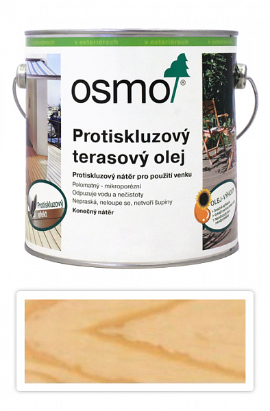OSMO Protišmykový terasový olej 2.5 l Bezfarebný 430
