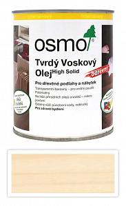 OSMO Tvrdý voskový olej farebný pre interiéry 0.75 l Biely 3040