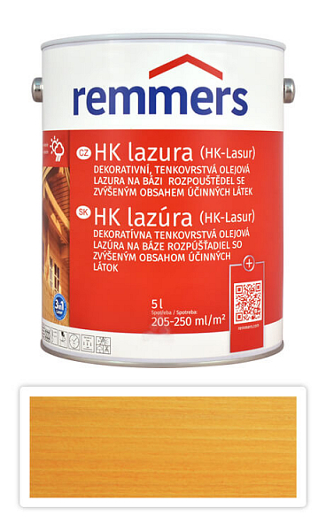 REMMERS HK lazúra - ochranná lazúra na drevo pre exteriér 5 l Borovica